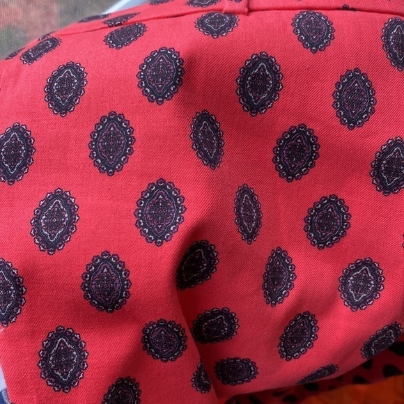 J Crew Pink Printed Minnie Crop Size 4 EUC - Picture 11 of 11